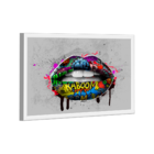 Quadro Boca Grafite -- Br Artes