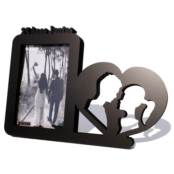 Quadro Bodas 25 Anos Juntos Decoração De Momentos Inesquecíve