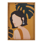 Quadro Boho Wonam I Marrom 72x52x3cm Kapos