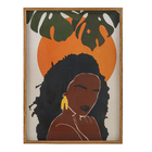 Quadro Boho Wonam II Marrom 72x52x3cm Kapos