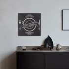 Quadro Bon Appetit - Marrom