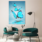 Quadro Borboletas Azuis