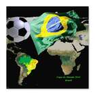 Quadro Brasil Verde 45 X 45 Cm Uniart