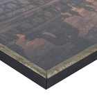 Quadro Budas Dourado com Vidro 40x60cm Arte Própria