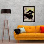 Quadro Buddy The Secret Life Os Pets 24x18cm Moldura:madeira