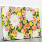 Quadro Buquê Mix De Flores Colorido Foto Canvas 100x70cm