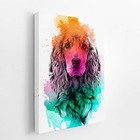 Quadro Cachorro Cocker Spaniel Inglês Canvas 60x40cm
