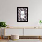 Quadro Cada Dia Uma Nova Chance 24x18cm Moldura:madeira Branca