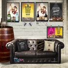 Quadro Caixa Porta Rolha (com Led) Vinho Wine Guide