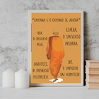 Quadro Caminha E O Caminho Se Abrirá 33x24cm - Com Vidro Mold