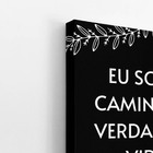 Quadro Caminho Verdade Vida Jesus Cristo Canvas 140x90cm