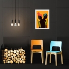 Quadro Candomblé Orixás - Erês 45x34cm - Com Vidro Moldura:ma