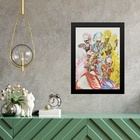 Quadro Candomblé Orixás Mulheres Reunidas 45x34cm - Com Vidro