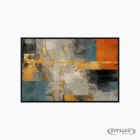 Quadro Canvas Com Gravura 60x90cm Mold Preta G240013/800/116