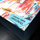 Quadro Canvas Premium Moldura Vapor Colorido 60x40cm