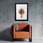 Quadro Capim Dos Pampas - 60x48cm Moldura:madeira Branca