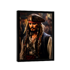 Quadro Capitão Jack Sparrow -- Br Artes