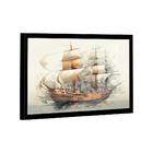 Quadro Caravela Aquarela -- Br Artes