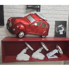 Quadro Carro Retro Enfeite 3d Metal Espelhado Colecionador Ca