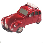 Quadro Carro Retro Enfeite 3d Metal Espelhado Colecionador Ca