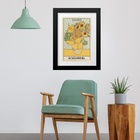 Quadro Carta Tarot Van Gogh - 60x48cm Moldura:madeira Preta