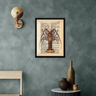 Quadro Casa De Praia- Lagosta 33x24cm Moldura:madeira Preta