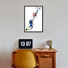 Quadro Casal De Mergulhadores - Aquarela 45x34cm Moldura:made