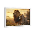 Quadro Casal Observador -- Br Artes