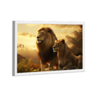 Quadro Casal Observador -- Br Artes