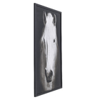 Quadro Cavalo Preto 60x90cm Arte Própria