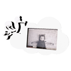 Quadro Cegonha Presente Criativo Chá De Bebê Decoração Baby G