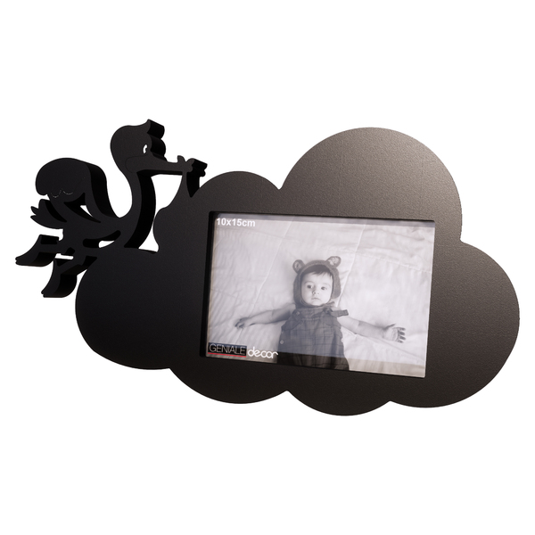 Quadro Cegonha Presente Criativo Chá De Bebê Decoração Baby G