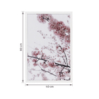 Quadro Cerejeira Rosa com Vidro 40x60cm Arte Própria