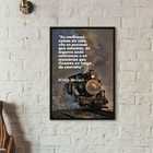 Quadro Chico Xavier - Reflexão 45x34cm - Com Vidro Moldura:ma