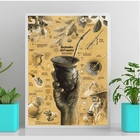 Quadro Chimarrão Retrato Del Mate 24x18cm Moldura:madeira Pre