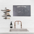 Quadro Churrasco Porco - Marrom