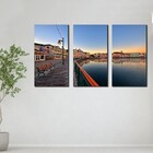 Quadro Cidade Beira Lago