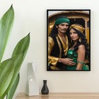 Quadro Cigana Esmeralda E Cigano Wladimir 45x34cm - Com Vidro