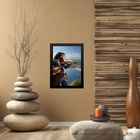 Quadro Cigano Wladimir - Praia 45x34cm Moldura Branca