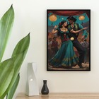 Quadro Ciganos Wladimir E Esmeralda 33x24cm - Com Vidro Moldu
