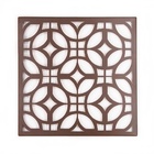 Quadro Círculos Estrelados - Marrom