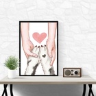 Quadro Clinica Veterinária 33x24cm Moldura Preta