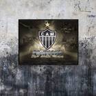 Quadro Clube Atlético Mg Evolução Dos Escudos 24x18cm - Com V
