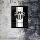 Quadro Clube Atlético Mg Galo Forte Vingador 24x18cm - Com Vi