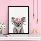 Quadro Coalinha Coroa De Flores 45x34cm - Com Vidro Moldura:m