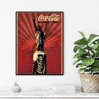 Quadro Coca-cola Estátua Da Liberdade 45x34cm - Com Vidro Mol