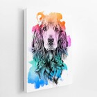 Quadro Cocker Spaniel Inglês Aquarela Cão Canvas 30x40cm