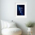 Quadro Código Do Dinheiro Grabovoi- 60x48cm Moldura Preta