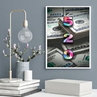 Quadro Código Gravoboi 520- Dinheiro Rápido 24x18cm - Com Vid