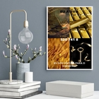 Quadro Código Gravoboi Atrair Dinheiro 33x24cm Moldura:madeir